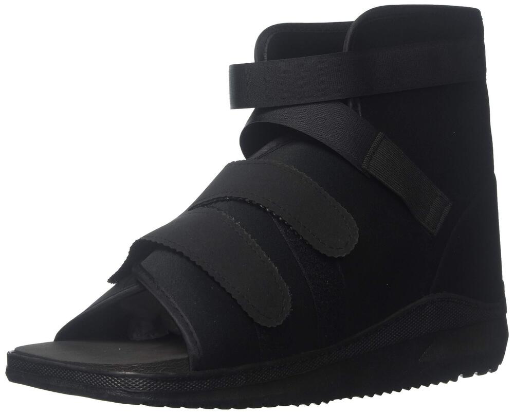 COMPLETE MEDICAL SLIMLINE CAST BOOT BLACK SQUARE-TOE, ADULT X-LARGE, 1.05 POUND